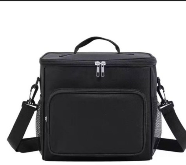 Generic Black Thermal Insulated Lunch Bag Lunch Bag