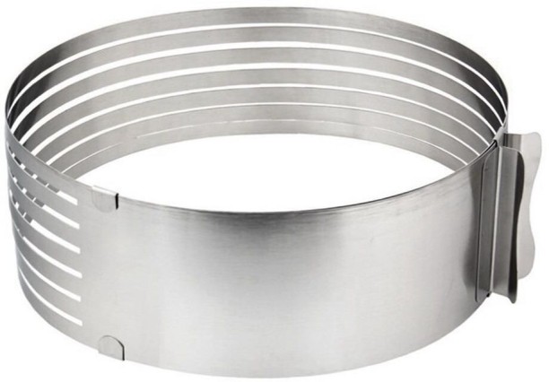 Cake Slicing Ring Stainless Steel 24-30cm Pastry Cutter