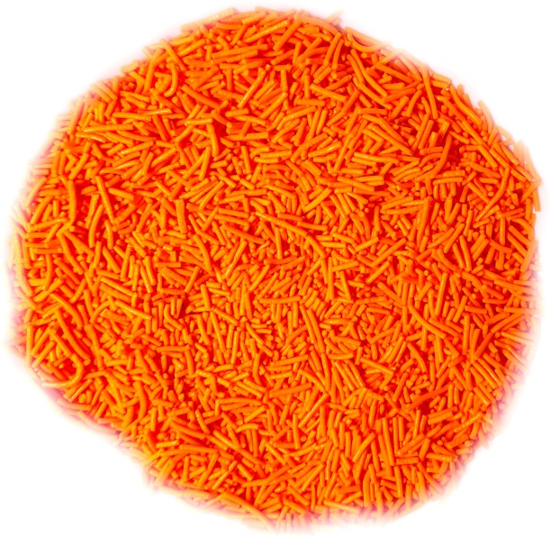 Maruti Groups Orange Vermicelli Sprinkles Baking & Cake Decoration 100g Sprinkles