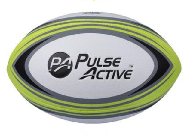 Pulse Active Size 5 Rubber Rugby Ball Rugby Ball - Size: 5