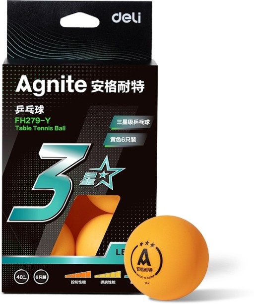 Deli Stationery Table Tennis Ball Table Tennis Ball - Size: 3