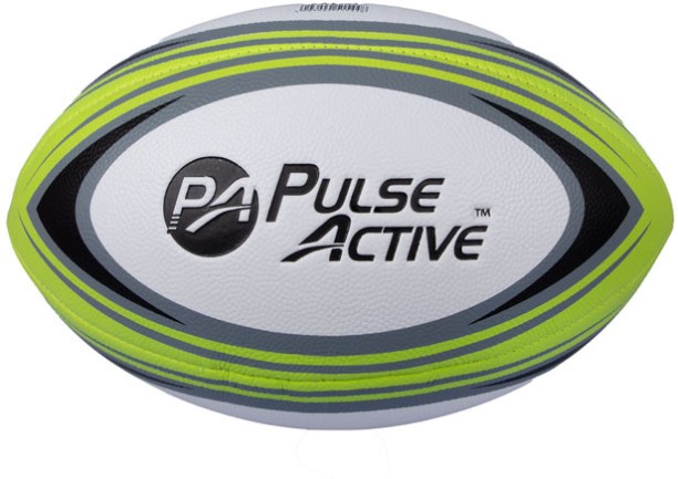Pulse Active Ball Rugby Size-5 Rubber Rugby Ball - Size: 5