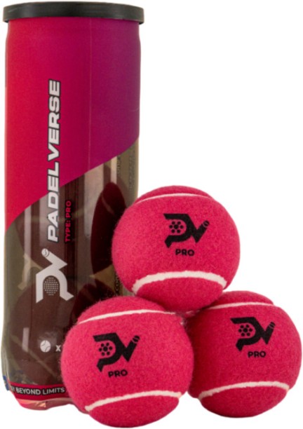 Padel Verse Pro Padel Balls Pink Padel Balls