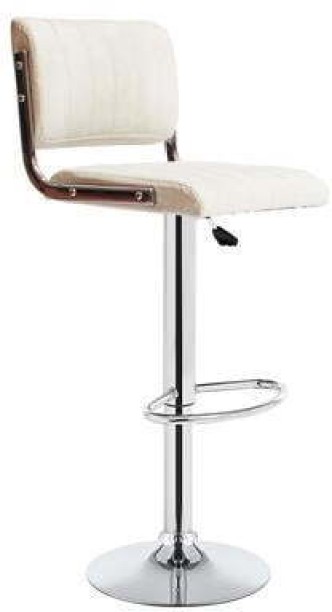 GOF Furniture GF-ILBS-WHT Leather Bar Stool
