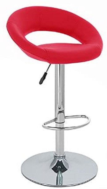 Werdafurn Faux Leather Adjustable Bar Stool Leatherette Bar Stool