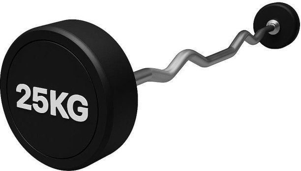 AFRI101 EZ Curl 25kg Weight Lifting Bar