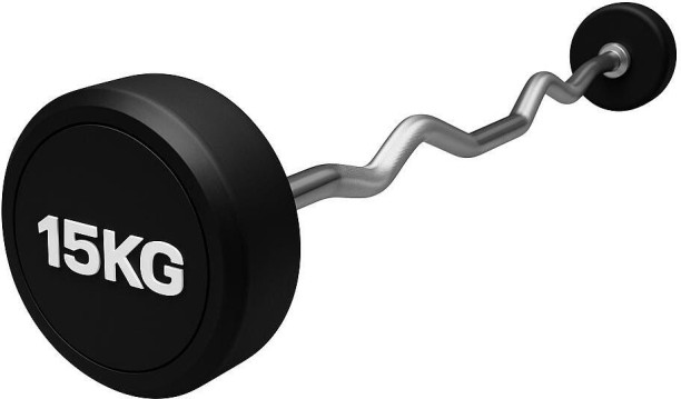 AFRI101 EZ Curl 15kg Weight Lifting Bar
