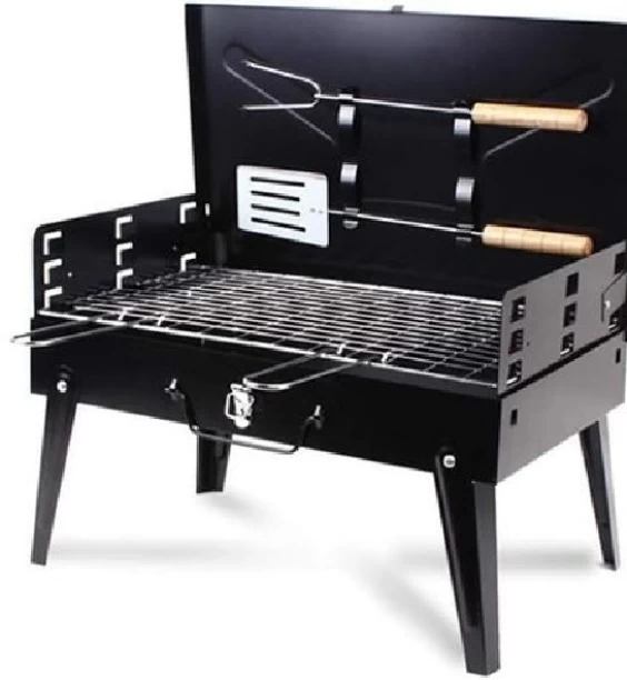 joburgdeals Mini BBQ Grill With Tool Set Gas Braai