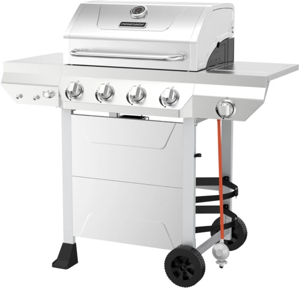 Megamaster Pinnacle Series 4 Side Burner Gas Braai