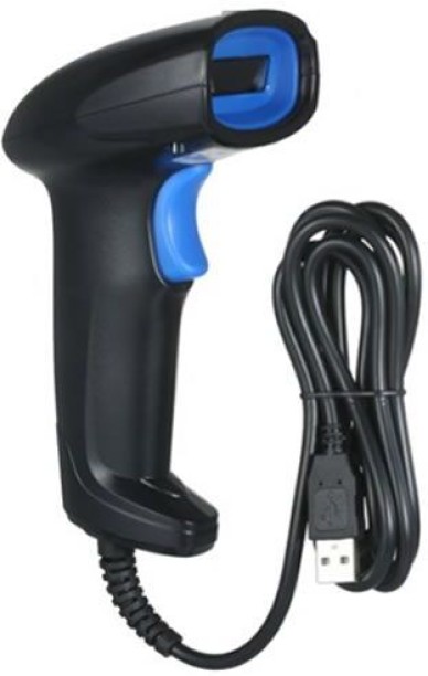 ELCTRO WORLD Black Wired Handheld Fast and Reliable 1D CCD Barcode scanner-JG1011 CCD Barcode Scanner