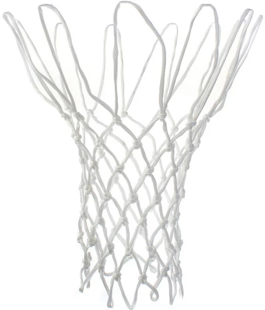 PromoSport White Basketball Nets (Set of 2) Nylon Outdoor Basketball Ring