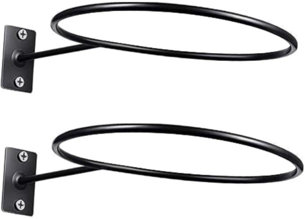 HOME GYM Sport Wall Mount Iron Basketball Holder - Set of 2 - 23cm Iron Indoor Breakaway Rim Basketball Ring