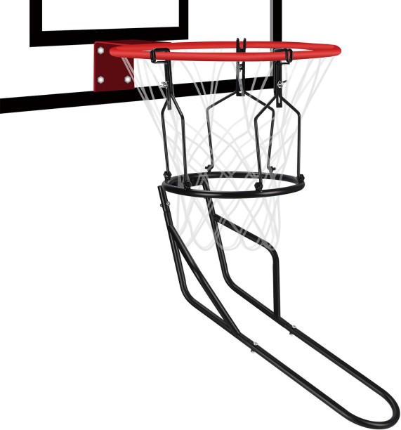 ONE HONG Basketball Rebounder,3-Hook Design, Stable - Durable for Outdoor Training Carbon Steel Outdoor Breakaway Rim Basketball Ring