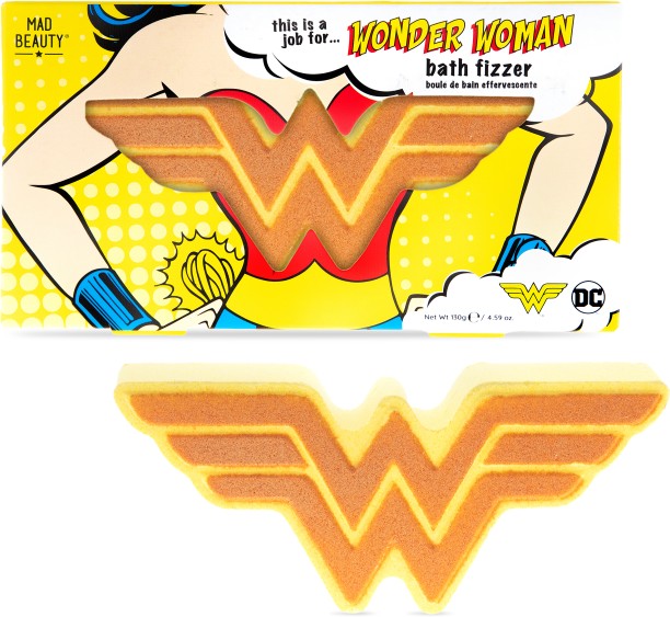 Mad Beauty DC Wonder Woman Bath Fizzer 130g Sodium Bicarbonate Bath Ball