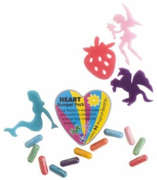 Bean people Heart Bumper Pack Magical Beans 23pc Citric Acid, Sodium Bicarbonate Bath Ball