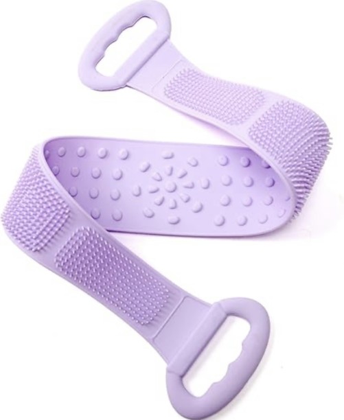mommy and me Silicone Bath Body Brush Longest Quick Foaming Cleaner with Handles - Exfoliating Back Scrubber for Shower Bath Brush For  Men & Women