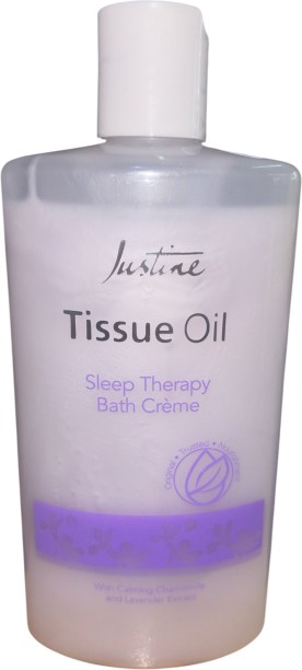 Justine Tissue Oil Sleep Therapy Bath Creme