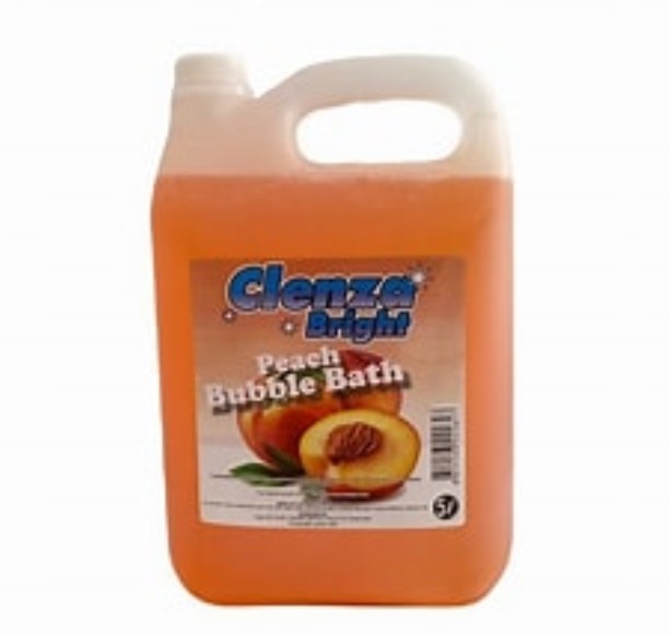 clenza Peach Bubble Bath