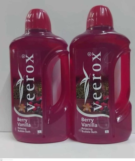 Veerox Relating Bubble Bath 2L x 2- Berry Vanilla
