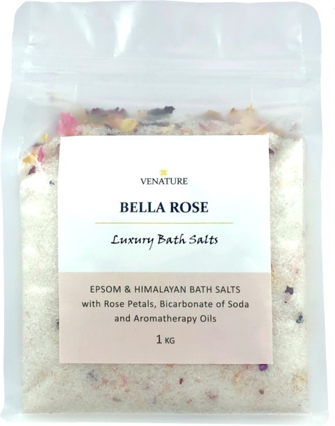 Venature Bella Rose Luxury Bath Salts - 1KG
