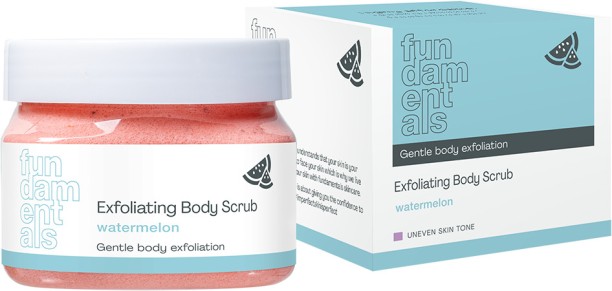 Fundamentals Skincare Exfoliating Body Scrub | Watermelon | Smoother Hydrated Body Skin