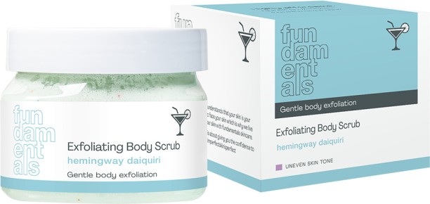 Fundamentals Skincare Exfoliating Body Scrub | Hemingway Daiquiri | Smoother Hydrated Body Skin