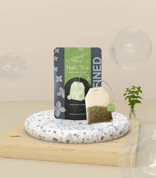 Refined Naturals Bath Tea Bag - Peppermint & Sage