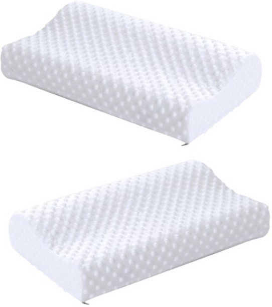 Wobuciko Dream Ease Memory Latex Pillow Duo Bath Spa Pillow