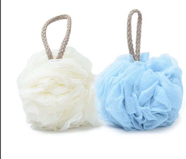 OMGift Loofah Sponge Shower Loofahs 50g Bath Sponges Mesh Balls Many Colors for Body Scrubber Exfoliator Wash Back Scrubber Bathroom Men Women - 2 or 4 Pack Scrubbers Cleaning Bathing Accessories Bath Sponge For  Men & Women
