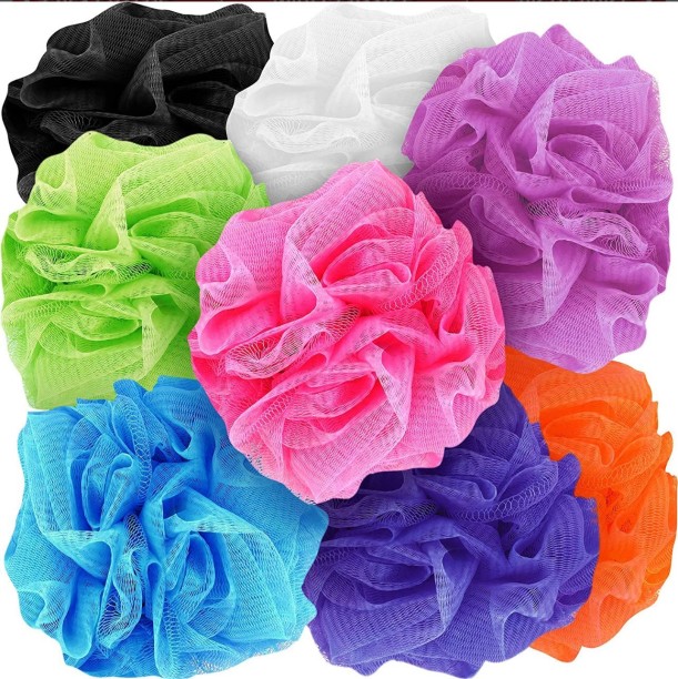 MESH SPONGE FLOWER SPONGE Bath Sponge For  Men & Women, Baby Boys & Baby Girls, Girls, Boys