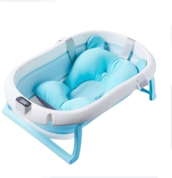 GENERIC Portable Safe Shower Basin with Support Pad for Newborn