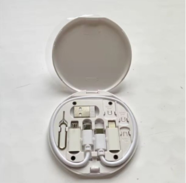 CLICK2BUY 1791 Quick Charge 1.1 A Multiport Mobile Charger with Detachable Cable