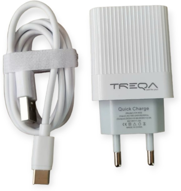 Treqa CH-632 1.5 A Mobile Charger with Detachable Cable