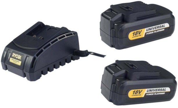 Ryobi 000000000000444588_EA Multiport Power Drill Tool Charger with Detachable Cable