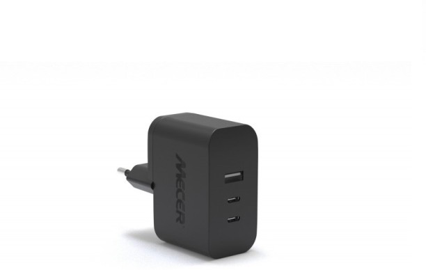 MECER G3C065A GaN 0.5 A Multiport Mobile Charger with Detachable Cable