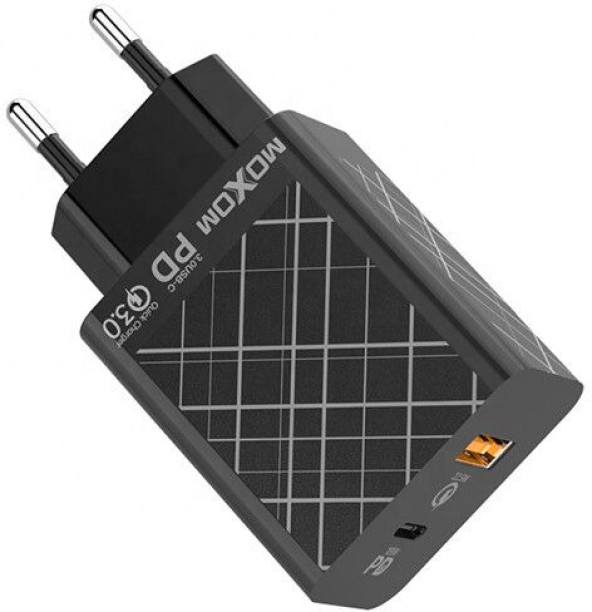 Moxom UHO113 PD 2.4 A Mobile Charger with Detachable Cable