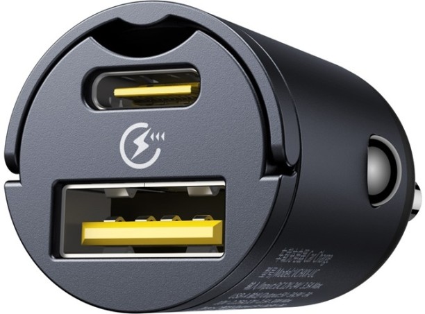 Baseus Tiny Star Mini Car (U+C) 30W Quick Charge 1.5 A Multiport Mobile Charger