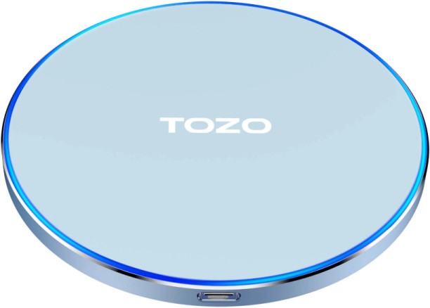 TOZO Ultra-Slim 10W Wireless Charger with Fast Charge Modes 2 A Mobile Charger with Detachable Cable