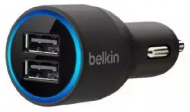 Belkin 20W Dual Port Charger with Micro USB Cable Quick Charge 2.1 A Multiport Mobile Charger with Detachable Cable