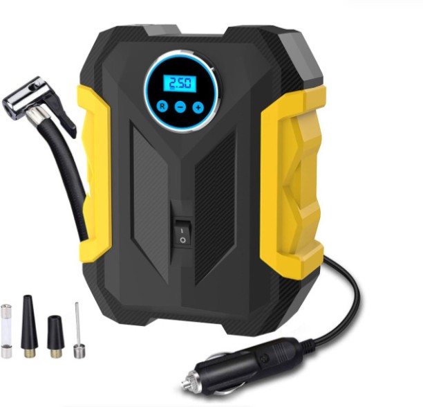 Digital 2 in 1 Air Compressor 12 Volt E-car Charger