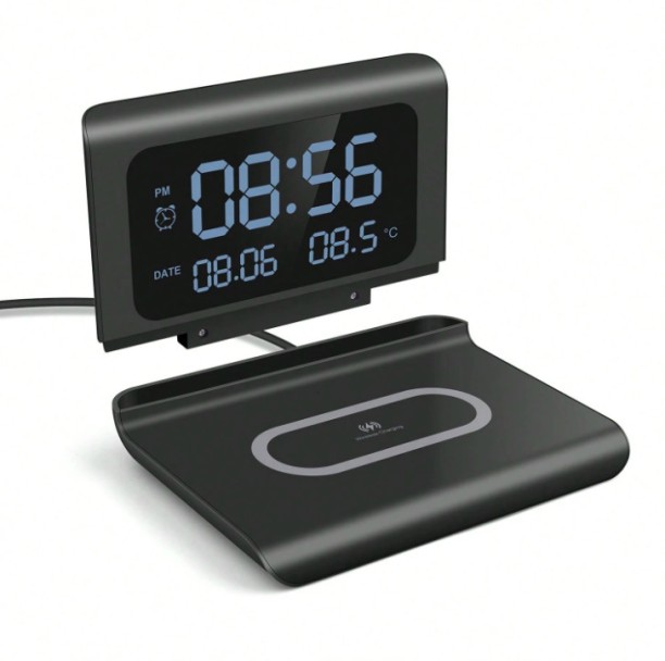 Alarm Charging Station T4 Mobile Charger with Detachable Cable