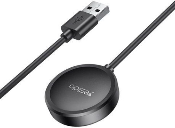 Yesido CA161 For Watch USB Magnetic Charger, 1m (Black) PD Smartwatch Charger
