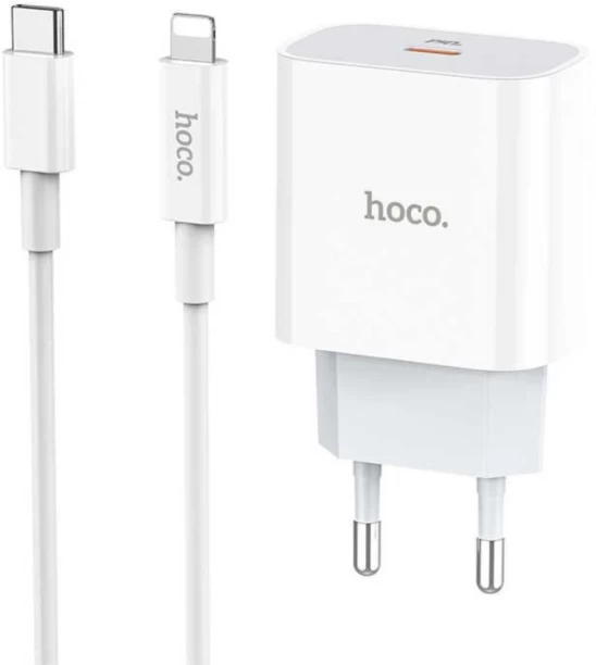 Hoco PD20W 3 A Mobile Charger with Detachable Cable