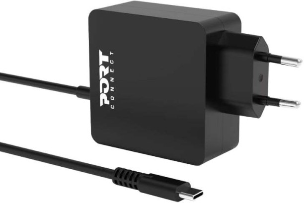 Port Connect Notebook Adapter - Universal - Type C - 45W Quick Charge 3 A Tablet Charger