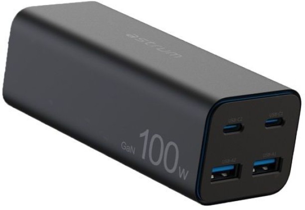 Astrum WATZ100G Supercharge 3 A Multiport Mobile Charger with Detachable Cable