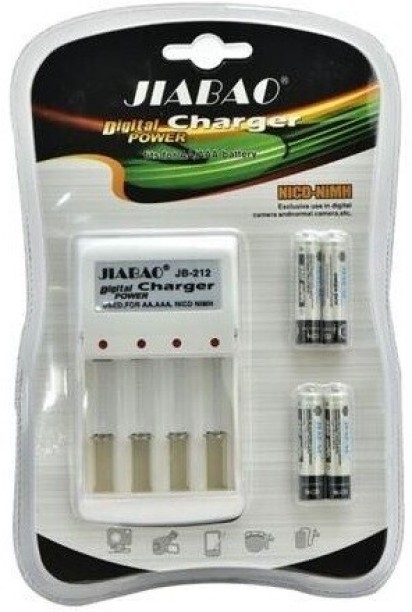 Jiabao JB-212AAA Adaptive Charging 2.4 A Multiport Camera Charger with Detachable Cable