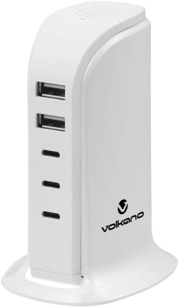 Volkano Peak V2 Series 5 Port Usb Charge Adaptive Charging Multiport Mobile Charger