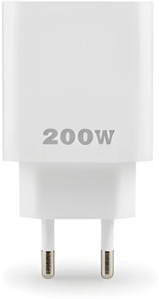 HGS 200W Fast Charging Power Adapter – 3× USB-A & 2× Type-C Multi-Port Charger Multiport Mobile Charger with Detachable Cable