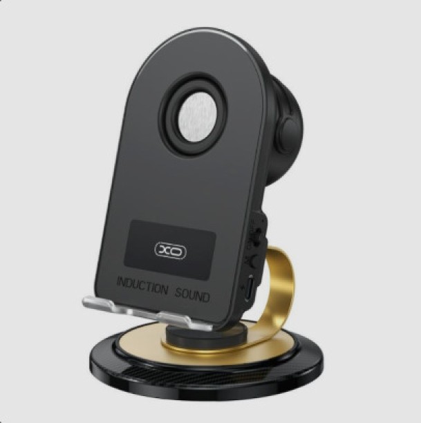 XO F69 XO Wireless Charger Bluetooth Speaker Stand dcoo phone stand PD 2 A Mobile Charger with Detachable Cable
