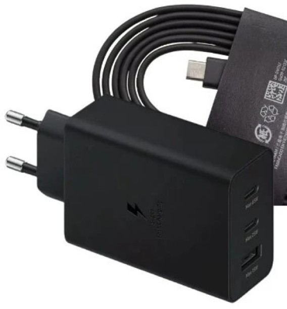 NEXTGEN 65 watt superfast charger Supercharge 3 A Multiport Mobile Charger with Detachable Cable